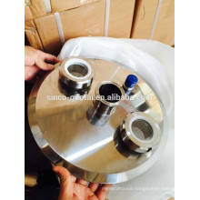 304 316 stainless steel sanitary tri clamp end cap lid